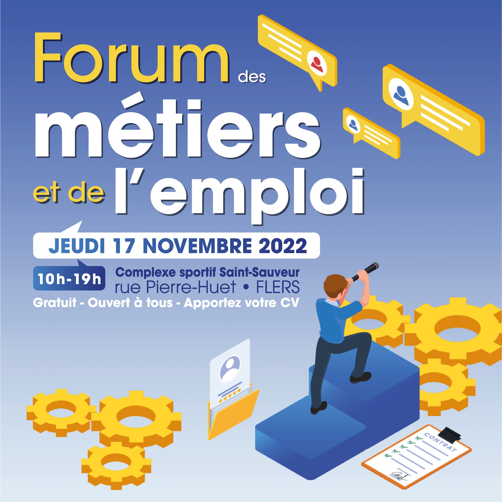 Forum Des Métiers Et De Lemploi Flers • Campus Terre And Avenir